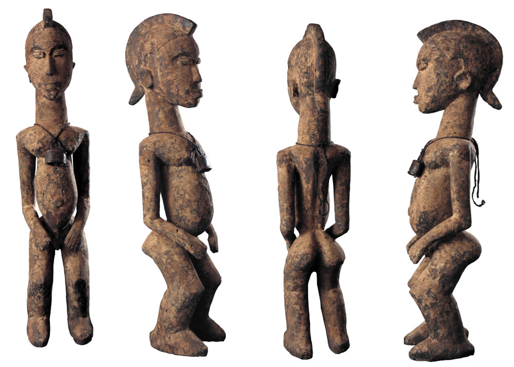 Statue d'homme Lobi